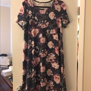 EUC Unicorn Lularoe Floral Carly