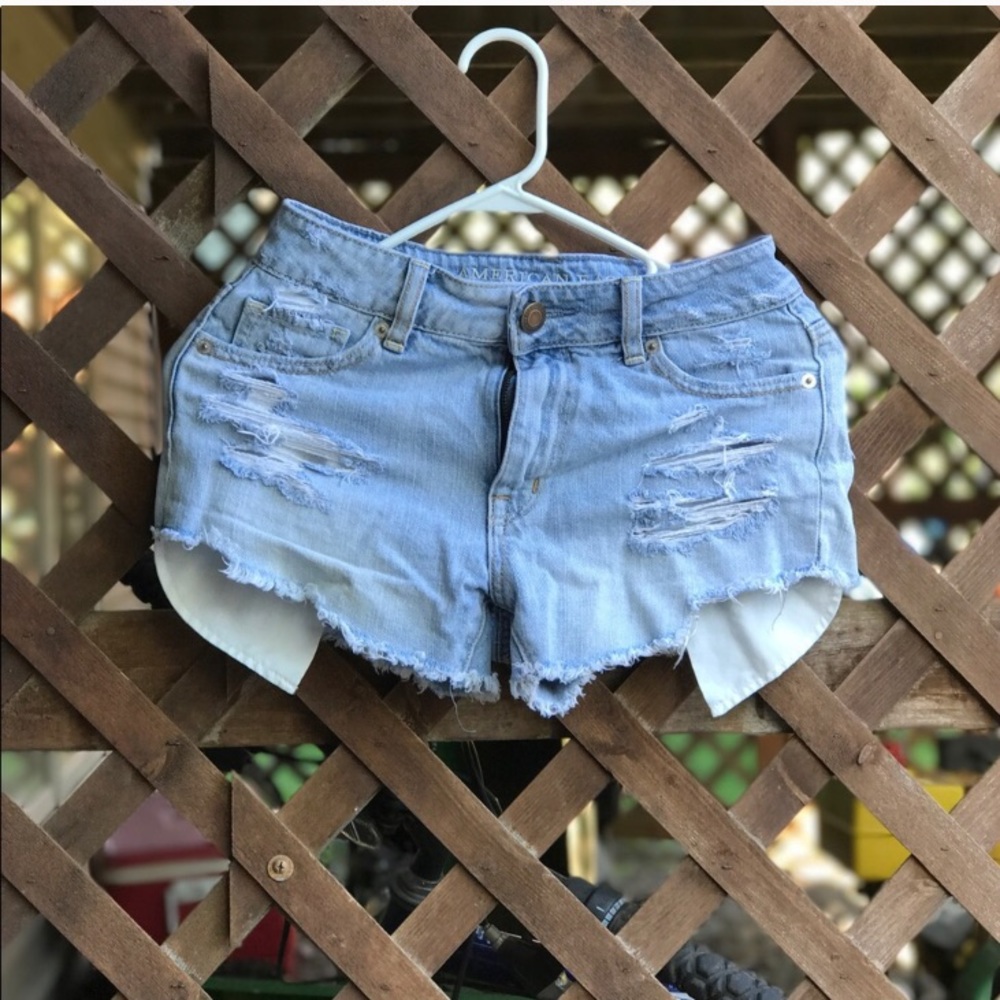 American eagle denim shorts