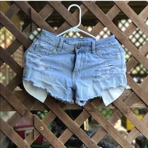 American eagle denim shorts