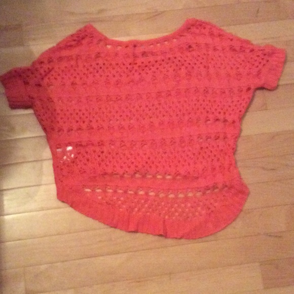 Orange sweater crop top - Picture 2 of 2