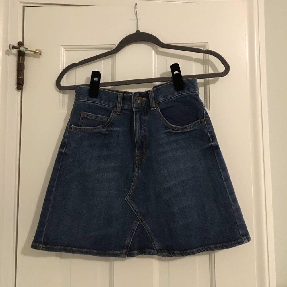 Zara Woman Premium Denim Collection jean skirt