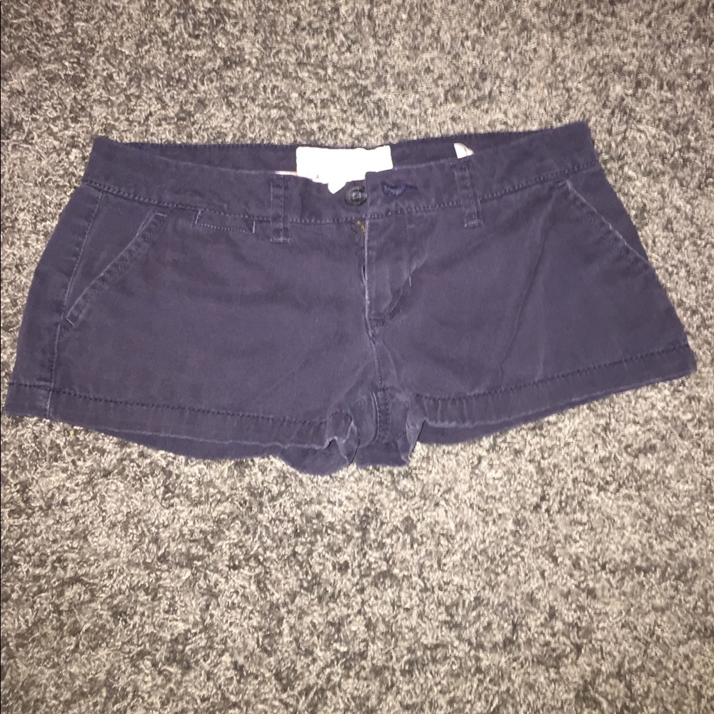 Navy short shorts