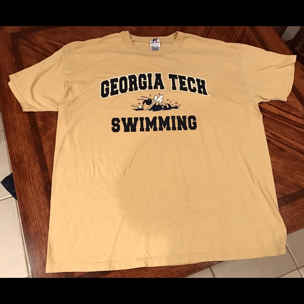 GEORGIA TECH SWIMMING NCAA men's XL tshirt