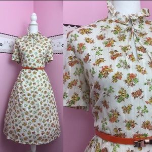 Light Flowered Vintage Dress