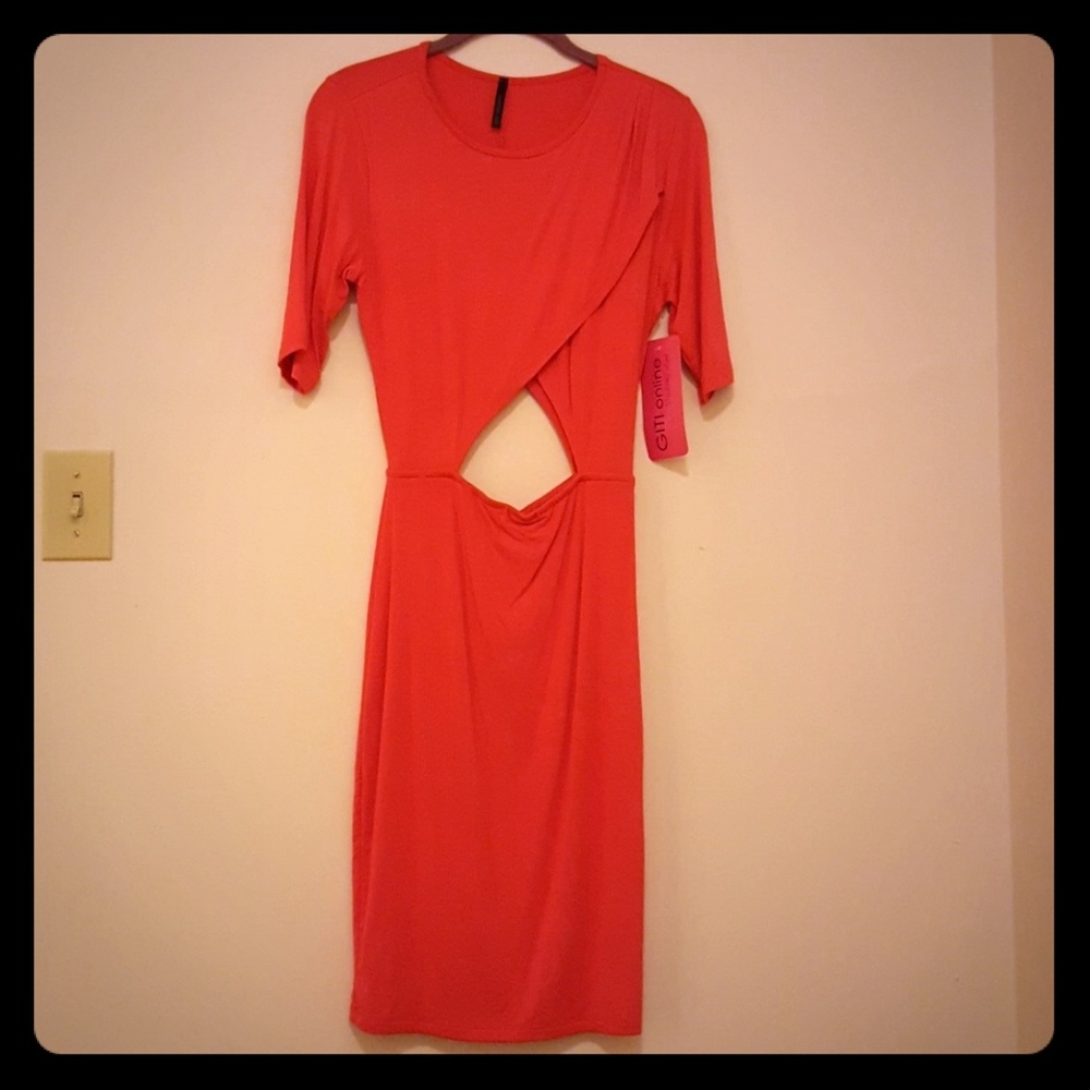 Hot Pink Body Concious Dress