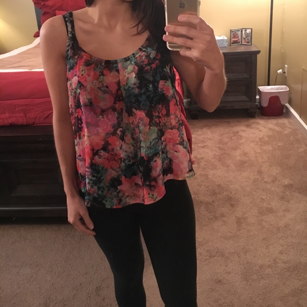 Multi-Colored Dressy Tank