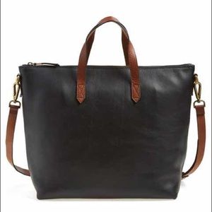 Madewell leather transport satchel