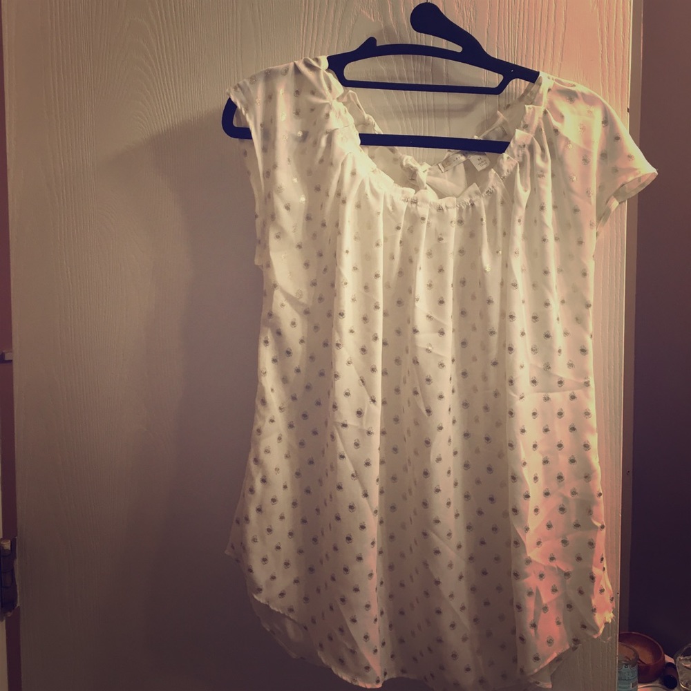 Lauren Conrad Medium white blouse