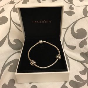 Authentic Pandora Bracelet Sterling Silver