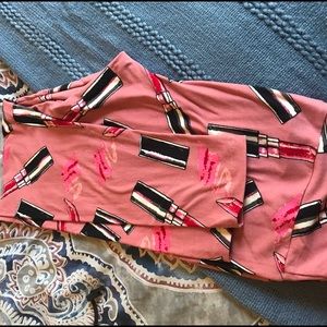 EUC Lularoe TC Leggings - Lipstick