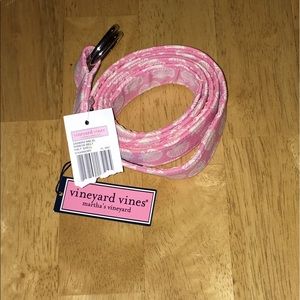 Vineyard Vines Ribbon Belt Half Shell - Strawberry