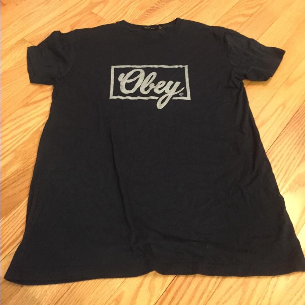 Navy blue Obey tshirt