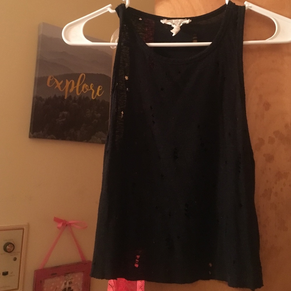 Holy Black Crop top from Forever21