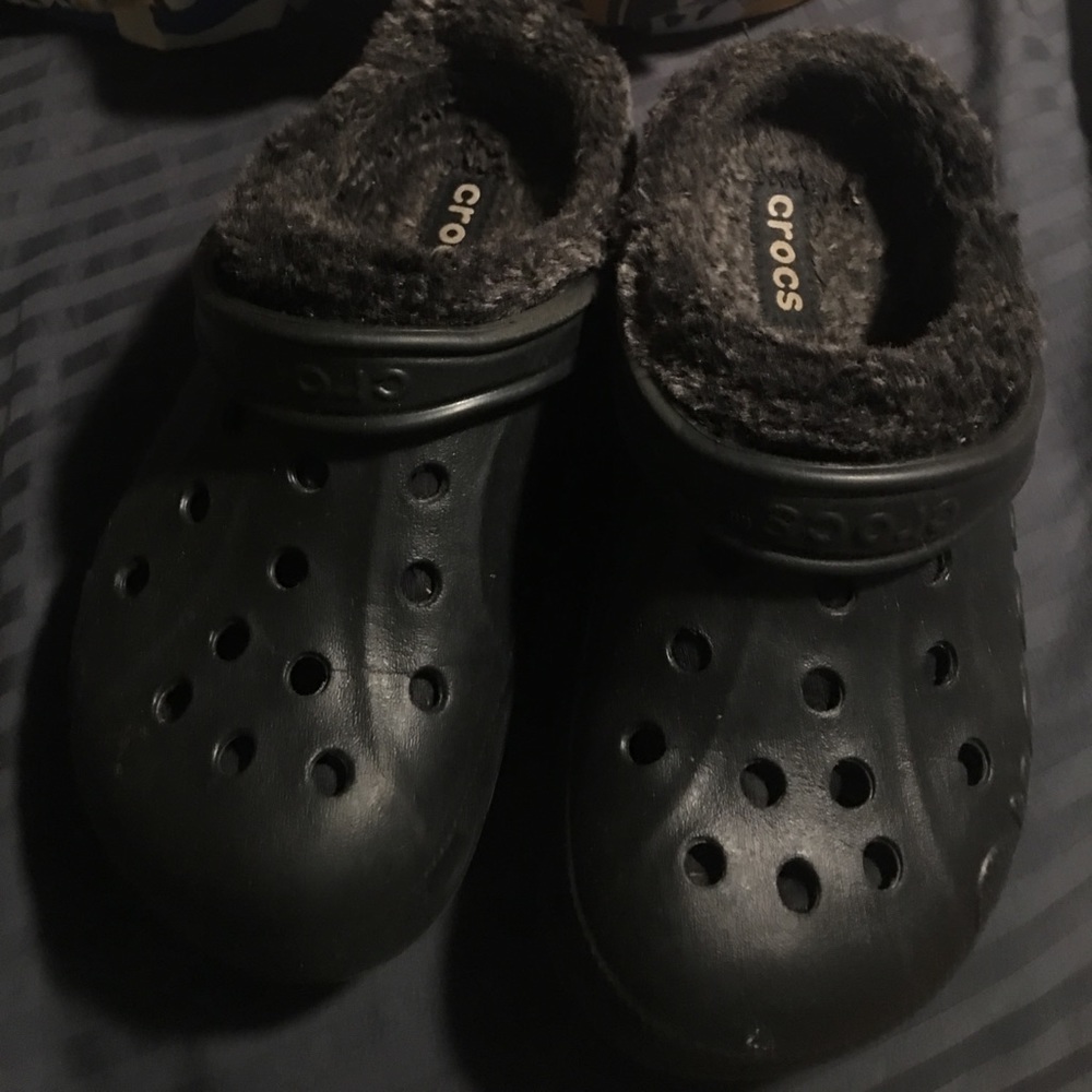 Fuzzy Crocs