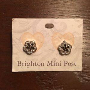 Brighton mini post infinity flower earrings