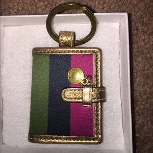 Coach photo key chain