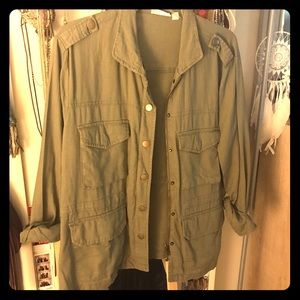 Army Green NY&Co light jacket; size; Medium