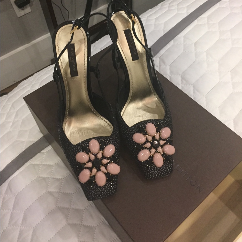 Louis Vuitton sling backs Best offer on sale