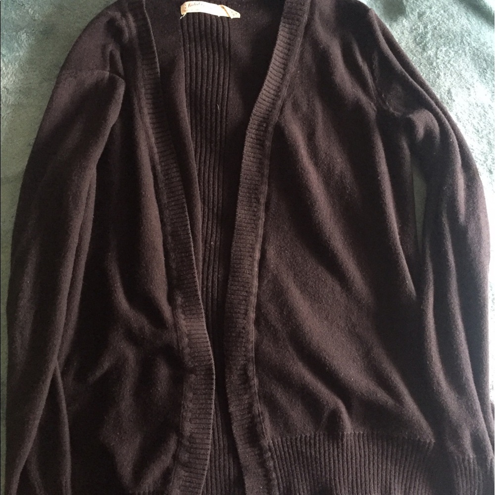 Black cardigan