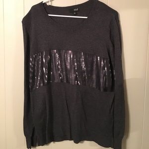 Sweater with sequins