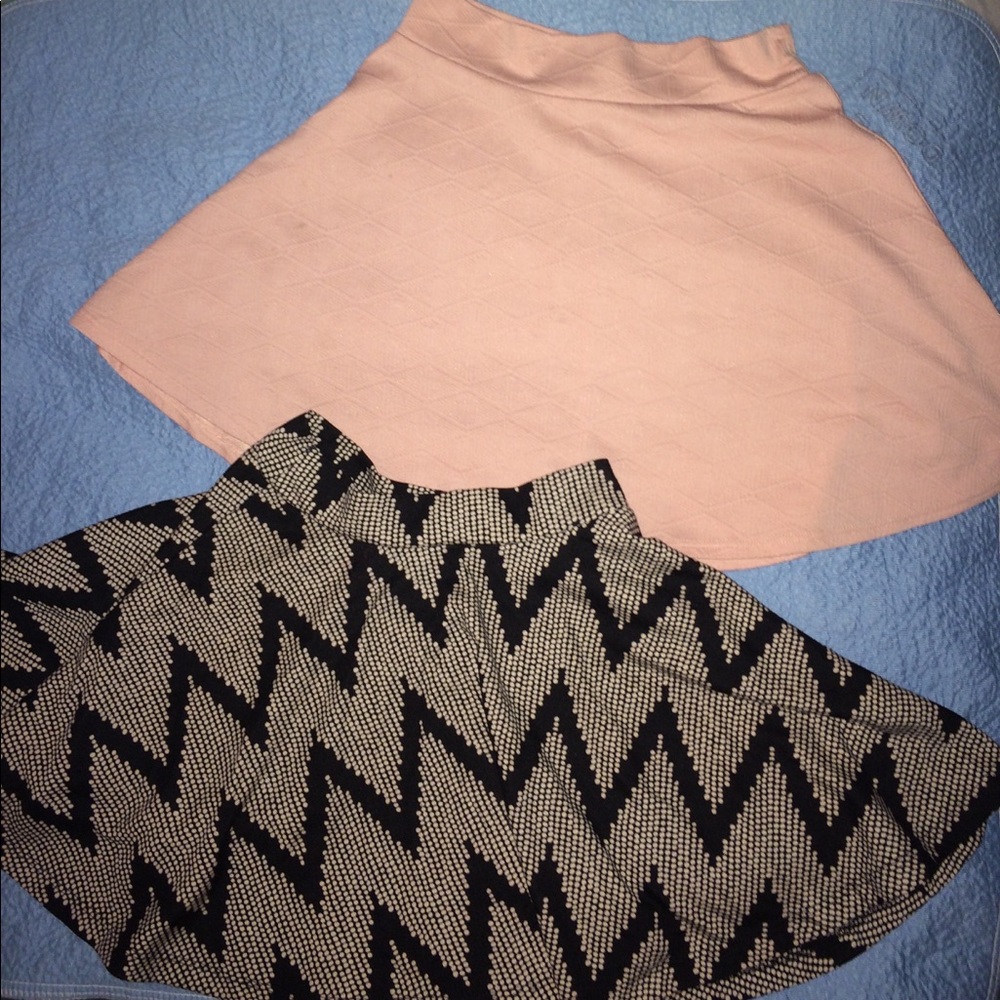 Two Charlotte Russe mini skirts
