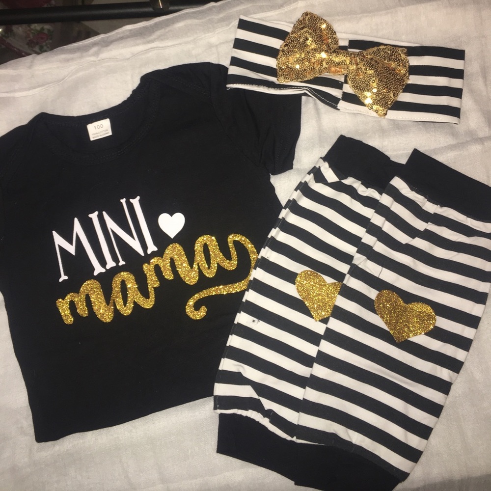 Mini Mama Onsie Outfit Set