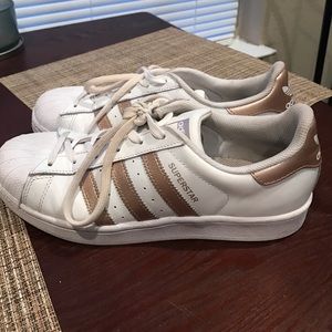 Rare Gold Womens Adidas Superstars