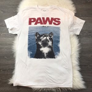 Men's Riot Society PAWS Kitten Jaws Spoof T-Shirt