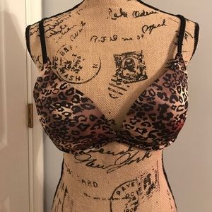 36 B Cheetah Push Up Bra