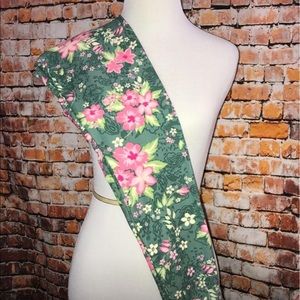 Lularoe OS Floral summer leggings nwt
