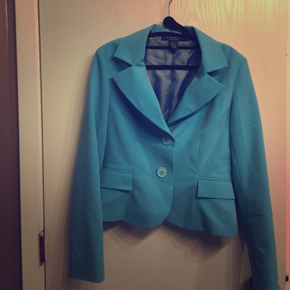 Rampage Medium blue blazer.