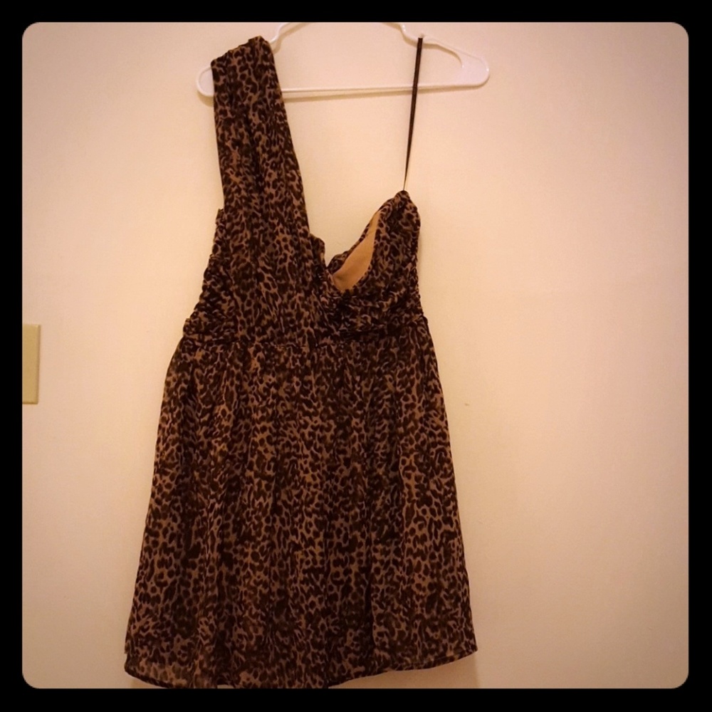 Leopard Dress Tube Top (Never Worn)