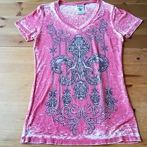 Pink Rhinestone Vocal Top