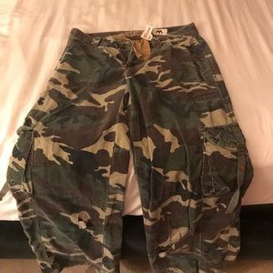 DA-NANG CAMO BELT D CORD PANTS