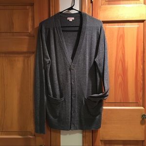 Men's Gray Cardigan