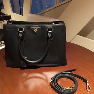 Prada Saffiiano Lux Nero Medium