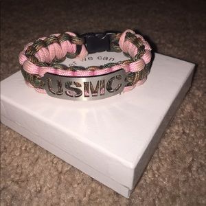 Marine Corps- USMC logo support bracelet