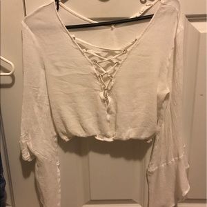 Criss-cross Crop Top