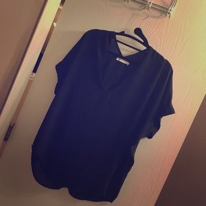 Lush. Medium. Black blouse.