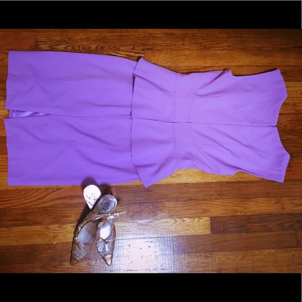 Elegant & classy lavender dress