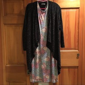 Black Duster Cardigan