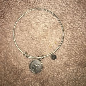 E alex and ani bracelet silver