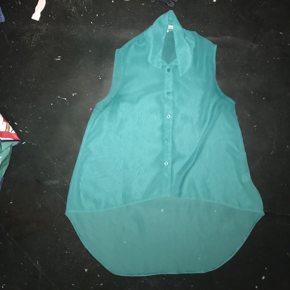 Sheer tank top