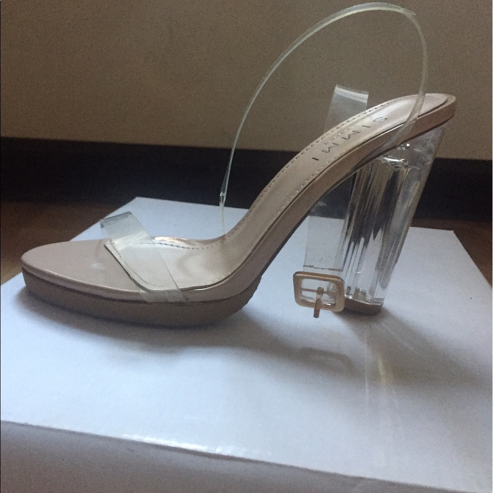 Plexiglass heels