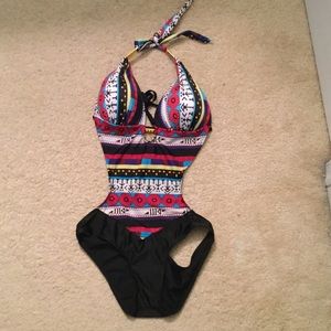 Colorful bathing suit