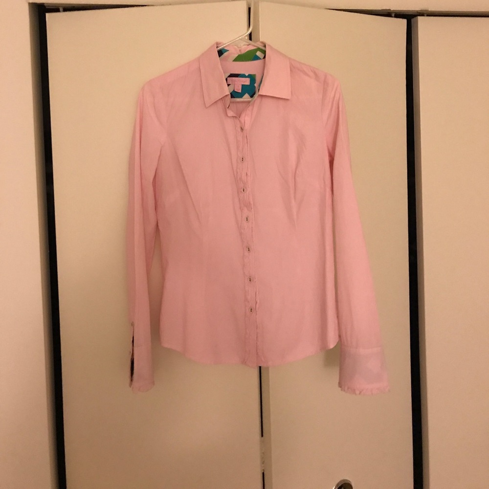 Lilly Pulitzer Button down shirt size 4
