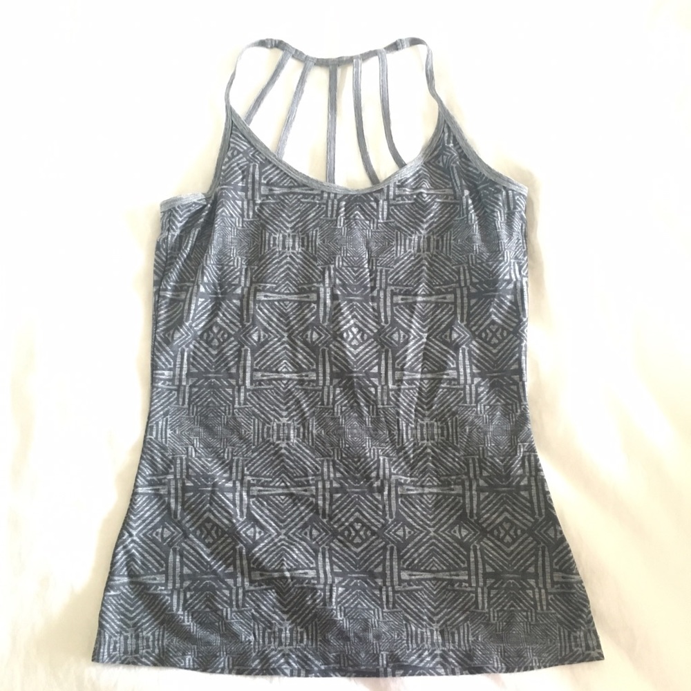 Gray workout tank