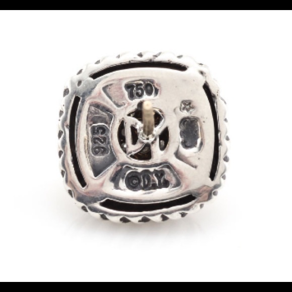 SALE: David Yurman Vintage Pave Albion Earrings - Picture 6 of 6