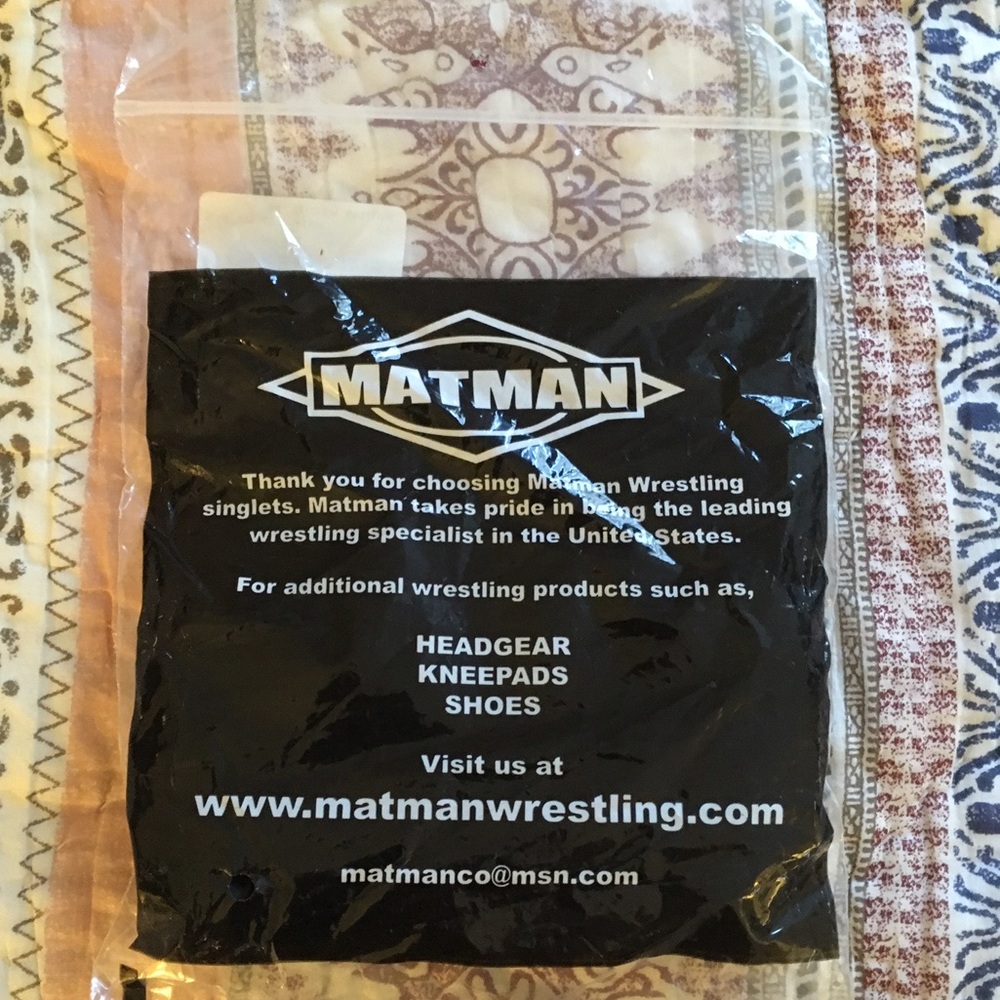 Matman wrestling hair cap