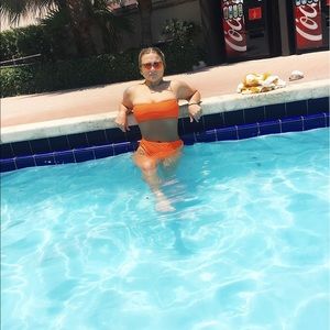 Orange bikini